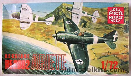 Supermodel 1/72 Reggiane RE-2002 Ariete - Italian Air Force/Luftwaffe, 10-004 plastic model kit